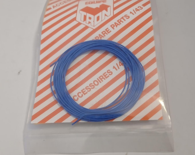 ignition wire suitable for 1:43 or 1/24 models (blue colour 0.5mm diameter) Tron production