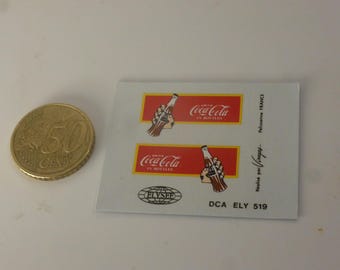 1:43 waterslide decals sheet soft drink for vans and trucks of the 50-60s