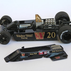 Wolf Ford WR5/6 F.1 Canadian or German G.P. 1978 Jody Scheckter Tameo kit TWU002 1:43 to paint and to assemble