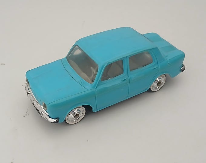 Norev 1:43 plastic series 57 Simca 1000 greenish blue nice conditions vintage model car