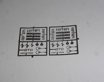 1:24 photoetched sheet with scripts for Ferrari 288GTO Testarossa Pininfarina Robustell R401