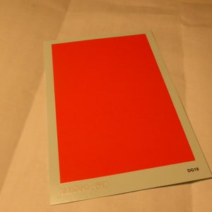 gloss red decal sheet mm 108.1x67.6 Tameo DG09