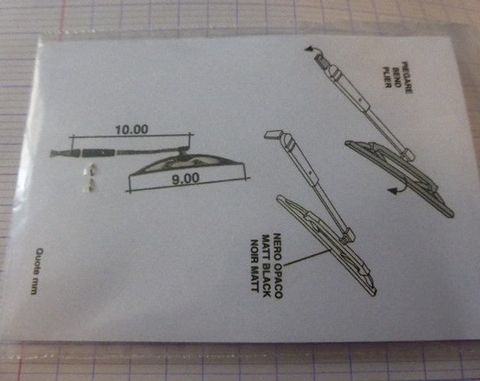 photo etched 1:43 standard windscreen wipers type-C (pack of 8 pieces) Tameo FT03