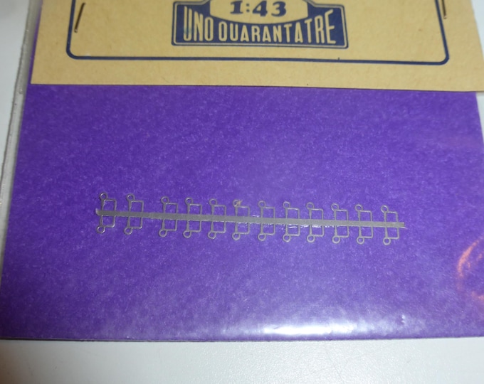 Pack of 24 photo etched bonnet hinges for Ferrari 250 GTO and other cars of the 60s for 1:43 scale models Unoquarantatre production F-05