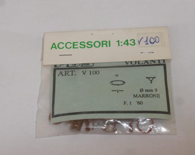 1:43 plastic and photoetched mm 9.0 steering wheels for sports and racing cars of the 60s FDS V100