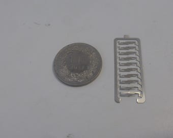 1:43 photoetched windscreen wipers for road and racing cars standard type pack of 10 couples mm 7.00 (short blade)