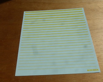 1:43 decals filets (yellow) Remember TK69/5