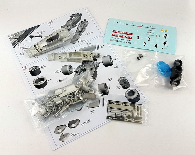 Ferrari 312 B3 Formula 1 Monaco GP 1973 Merzario or Ickx TAMEO Kits SLK117 1:43 to paint and to assemble