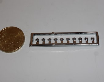 chromed plastic + resin round lights CLEAR mm 3.0 for model cars and other models (pack of 10)