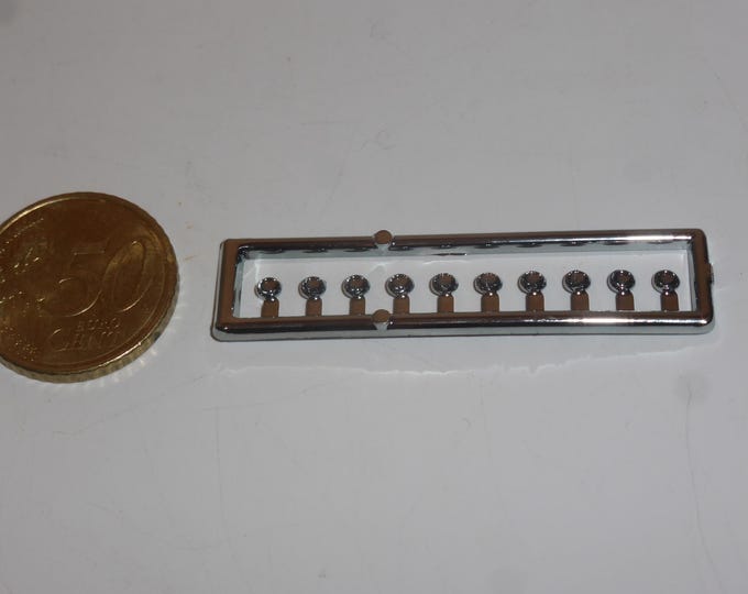 chromed plastic + resin round lights CLEAR mm 3.0 for model cars and other models (pack of 10)