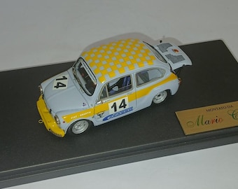 Fiat Abarth 850TC Italian historic championship 2010 L.Zupo 1:43 - Mario Carafa Factory built