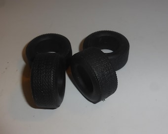 1:18 set of 4 sporting tires for GT and racing cars of the 60-70-80s treaded mm 38.50x17.90