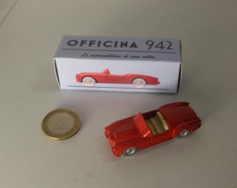 Lancia Aurelia GT Spider 1955 red Officina942 new vintage diecast model 1:76 (00) #1027A