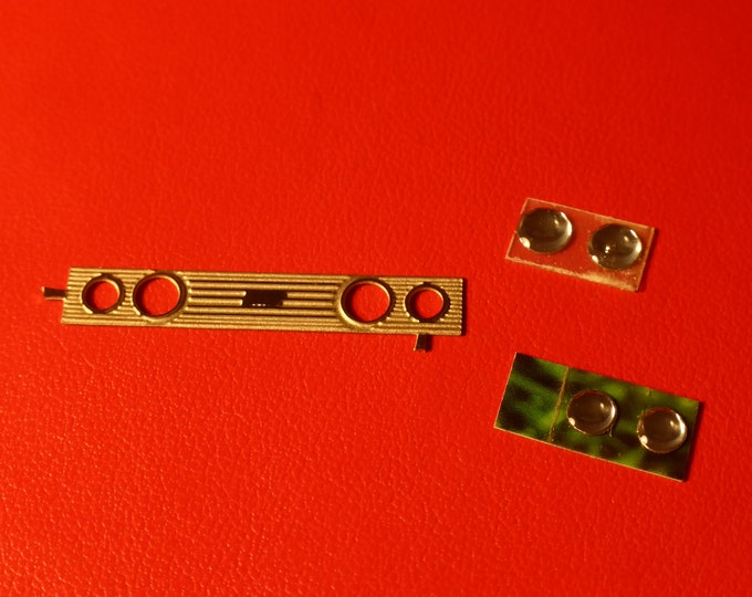Set of photoetched grille and lights for Fiat 131 / 131 Abarth / 031 / 035 etc 1:43 Carrara Models SP86