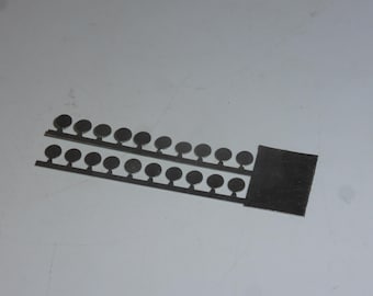 photoetched flat roundels (pack of 20pcs) mm 3.00 for many uses fit 1:43 modelcars and so on