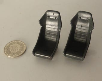 1:24 racing seats (2x) for modern rally, sports, GT and touring cars (90-2000s)