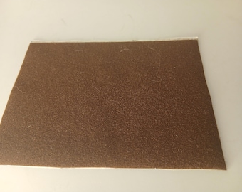 Self adhesive velvet (plush effect) for model cars interiors (floors, panels, ceilings etc) BROWN Tron production