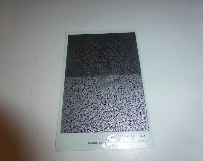 1:24 waterslide decals sheet reproducing two types of black tissue for car interiors Virages production TEM58