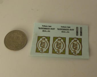 1:43 waterslide decals sheet Glockengasse n.4711 for vans and trucks of the 50-60s