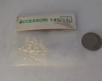 pack of 30 transparent 1:43 scale plastic lights (round, CLEAR) mm 2.0 FDS 33F