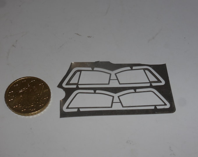 photoetched 1:43 scale side window frames for Ferrari 250 GT SWB I series with and without deflector Madyero production