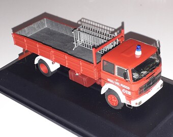 Fiat Iveco 160 Vigili del Fuoco (1990s) italian Fire dept. special Handbuilt model by Nonomologati 1:87 H0