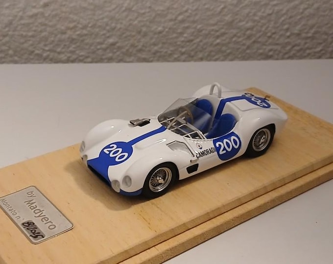 Maserati Tipo 61 Birdcage Camoradi Targa Florio 1960 #200 Vaccarella/Maglioli AMR built by Madyero Studio 1:43