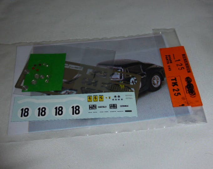 multimedia 1:43 transkit (photoetches, lights, decals etc) for Ferrari 250 GT SWB Le Mans 1961 #18 Madyero TK125