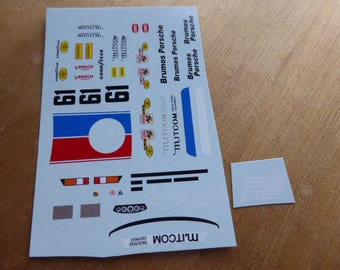 1:43 decals Porsche 934/5 IMSA Brumos 12h Sebring 1977 #61 Busby/Gregg Madyero by Remember TK04