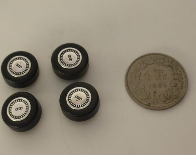 1:43 plastic wheels set for Audi cars of the 80-90s GMW068