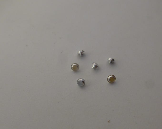 1:43 machined aluminium tank caps (diameter mm 2.54) set of 6 pcs