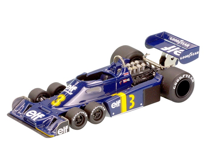 Tyrrell Ford Cosworth P34 Formula 1 Dutch GP 1976 Jody Scheckter TAMEO Kits TMK299 1:43 to paint and to assemble