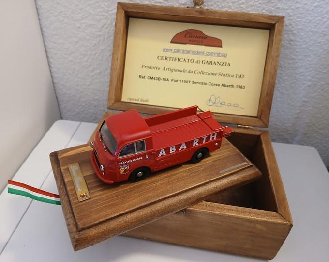 Fiat 1100 T Servizio Abarth 1963 CARRARA Models 1:43 factory built CM43B-15A