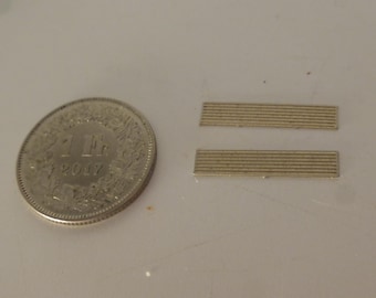 Photoetched radiator grille for road and racing cars (pack of 2 pieces) fits 1:43 modelcars