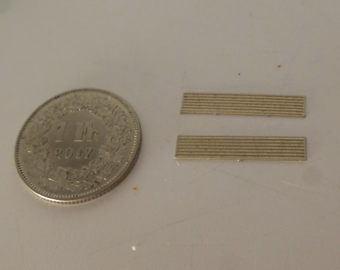 Photoetched radiator grille for road and racing cars (pack of 2 pieces) fits 1:43 modelcars