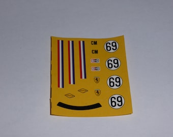 original Annecy decals for Ferrari 250 LM 5909GT Bridgehampton 1965 #69 Bob Grossman 1:43