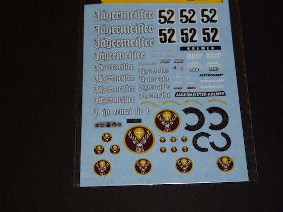 Aufkleber Porsche 935 K3 Jägermeister DRM Sticker Aufkleber Porsche 935 K3 Jägermeister DRM Sticker