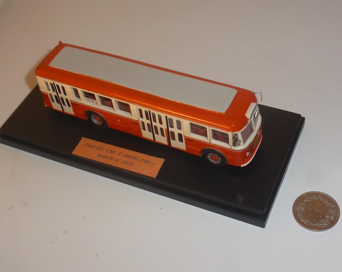 Fiat 411/1 CaNSA Cameri (1961) Atma Monza special Handbuilt model by N3C 1:87 H0