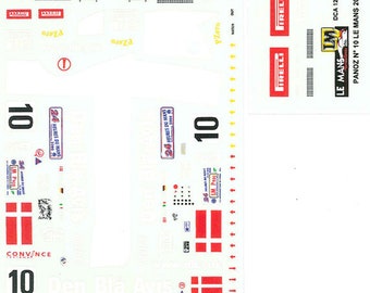 high quality 1:24 decals sheet Panoz Ford LMP Le Mans 2000 #10 Le Mans Miniatures DCA124033