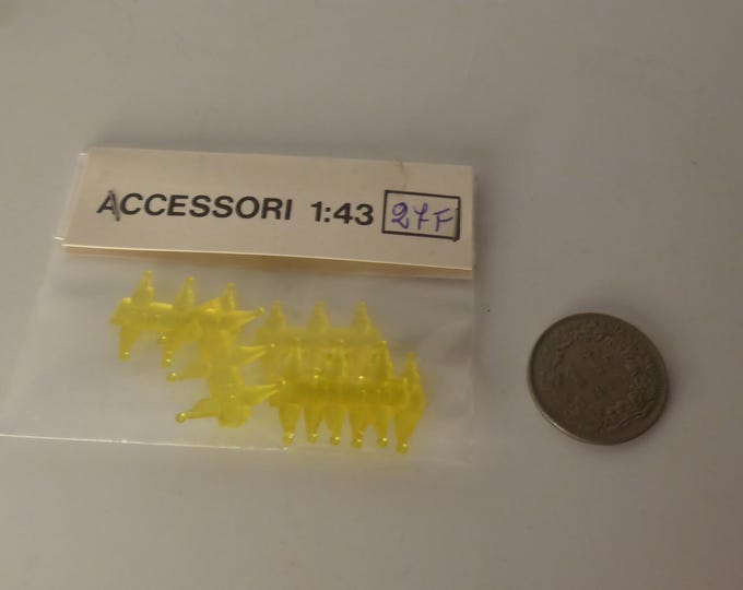pack of 30 transparent 1:43 scale plastic lights (YELLOW) mm 1.50 FDS 27F