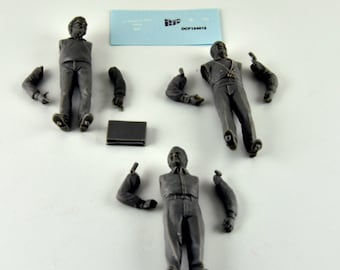 Audi Sport crew 2000s Ullrich, Joest, Koeppen 1:24 scale (to assemble and paint) Le Mans Miniatures COFTA022402