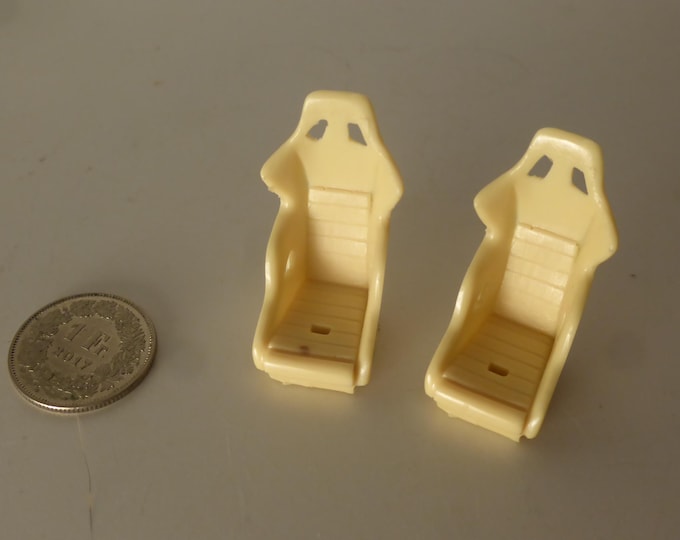 1:24 racing seats (2x) for rally, GT and touring cars of the 90-2000s