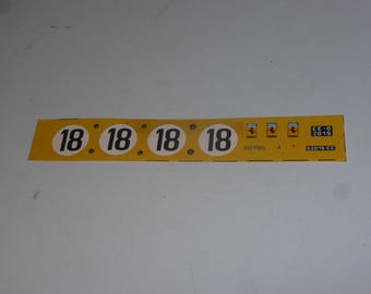 1:43 waterslide decals for Ferrari 250 GT SWB 1931GT Le Mans 1960 #18 Arents/Connell Cartograf production