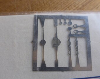 photoetched set for Giannini racing cars (emblems etc.+ decals) Carrara SP51 1:43