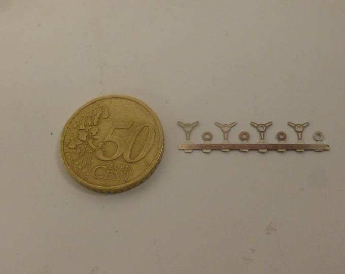 1:43 photoetched 3-ears wheelspins for Ferrari 330 P4 412P Ford GT40 etc