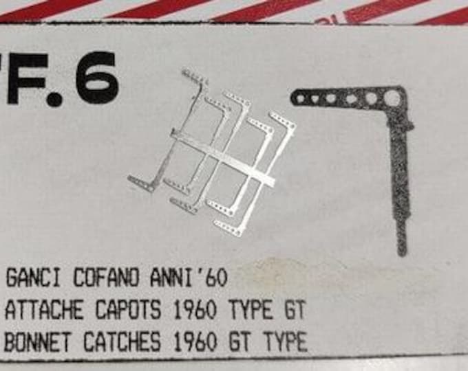 photo etched 1:43 bonnet fasteners for sportscars and prototypes (Ferrari 330 LMB etc) Tron TF6