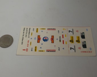 1:43 decals Alfa Romeo Alfetta GTV Gr2 Rally Elba 1979 #7 Pregliasco/Reisoli Cartograf printing
