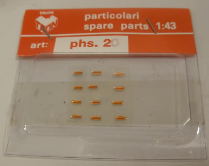 pack of 12 rectangular mm 3x1 lights (ORANGE) for model cars and other models Tron PHS20A