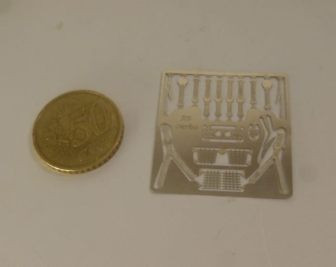 1:43 photoetched set for Renault 5 Turbo (side grilles, dashboard, seatbelts, wipers etc)