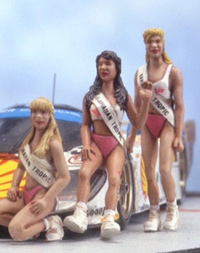 Set Of 6 Hawaiian Tropic Bikini Girls For Le Mans In 90s Trim Etsy